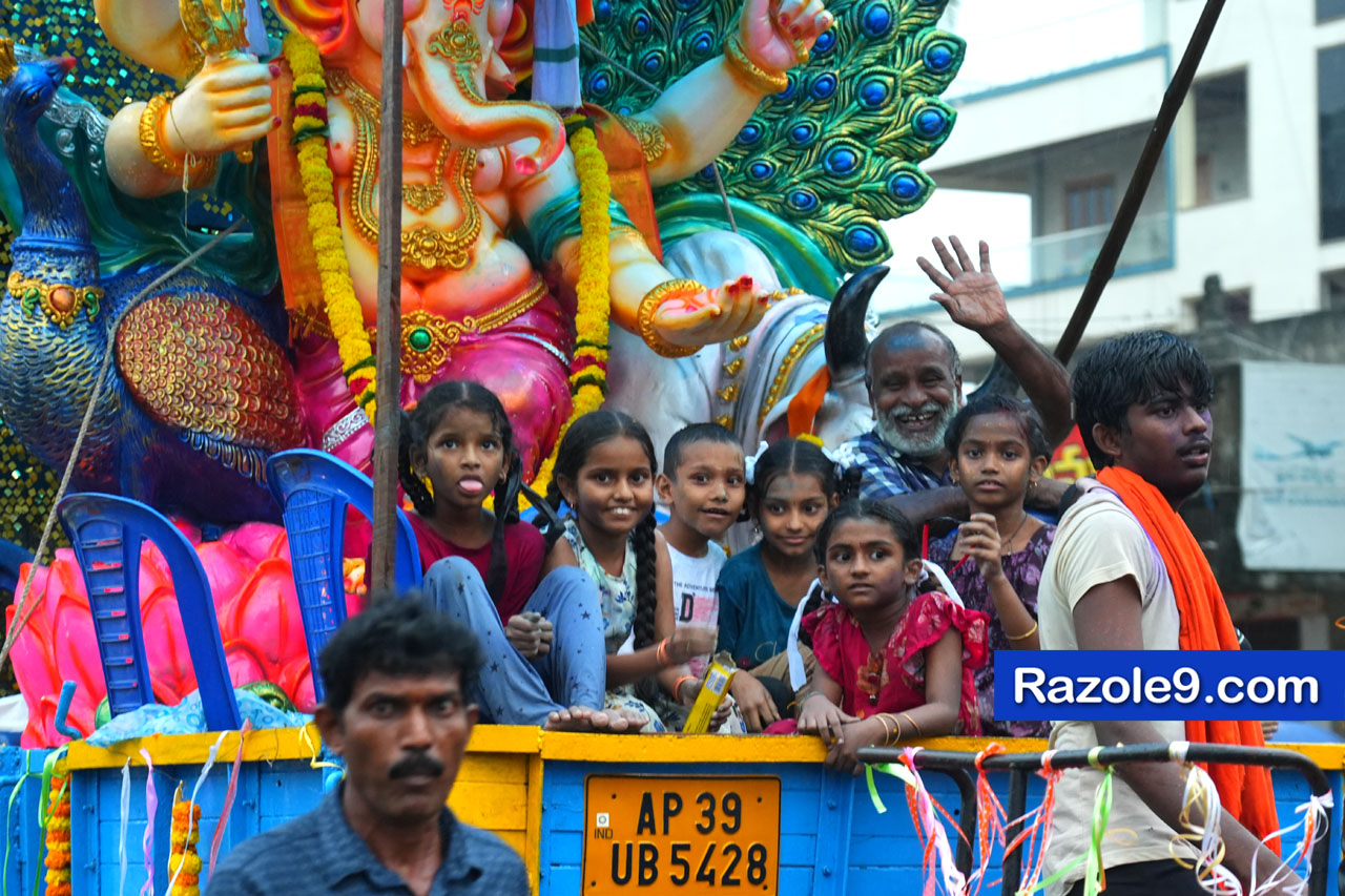 Razole Taluka Ganesh Nimajjanam